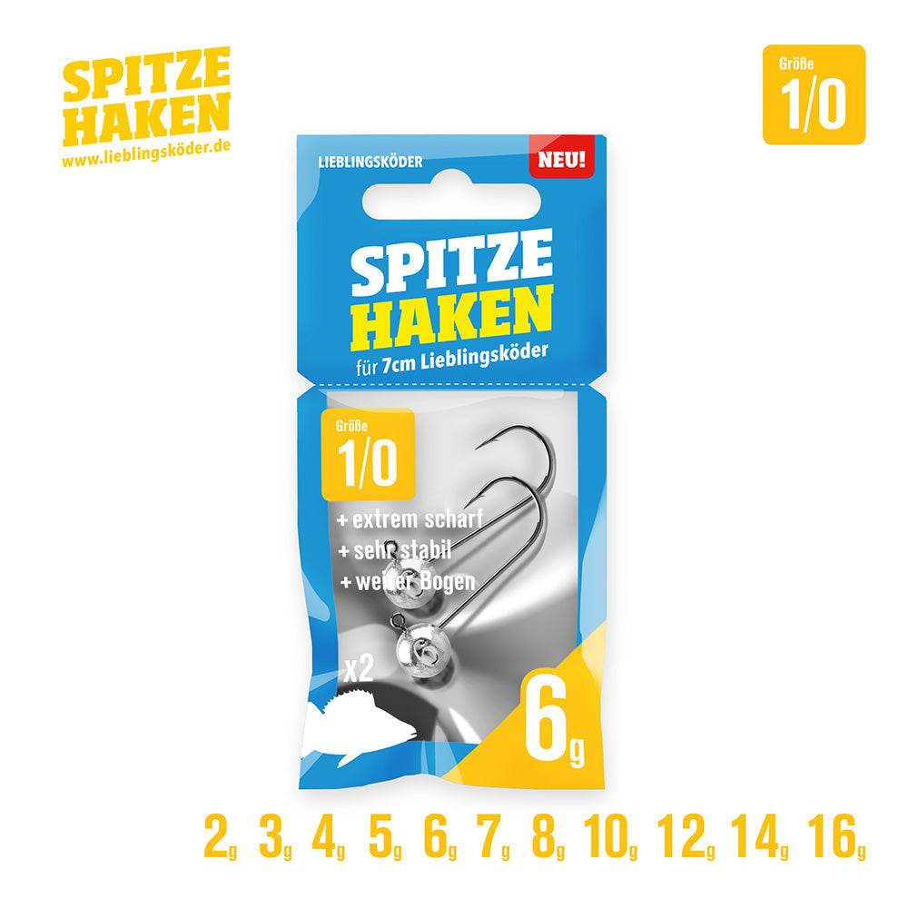 Lieblingsköder Spitze Haken 1/0 bij snoekenbaars.nl