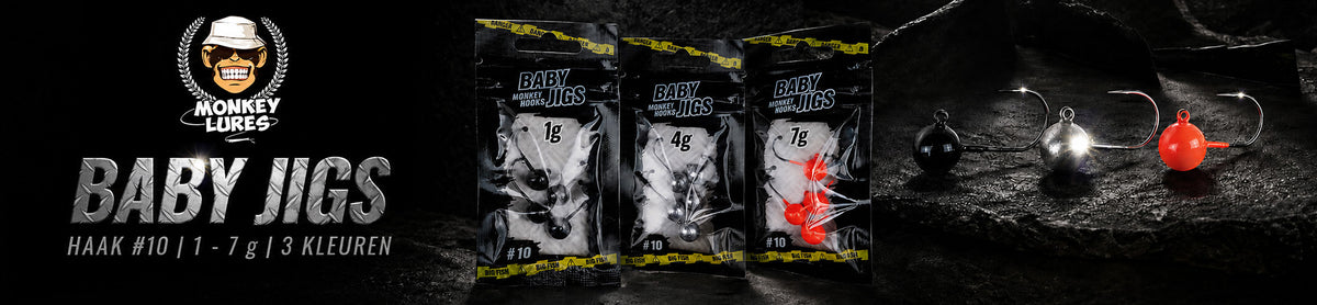 Monkey Lures Baby Jigs 1-7 g.