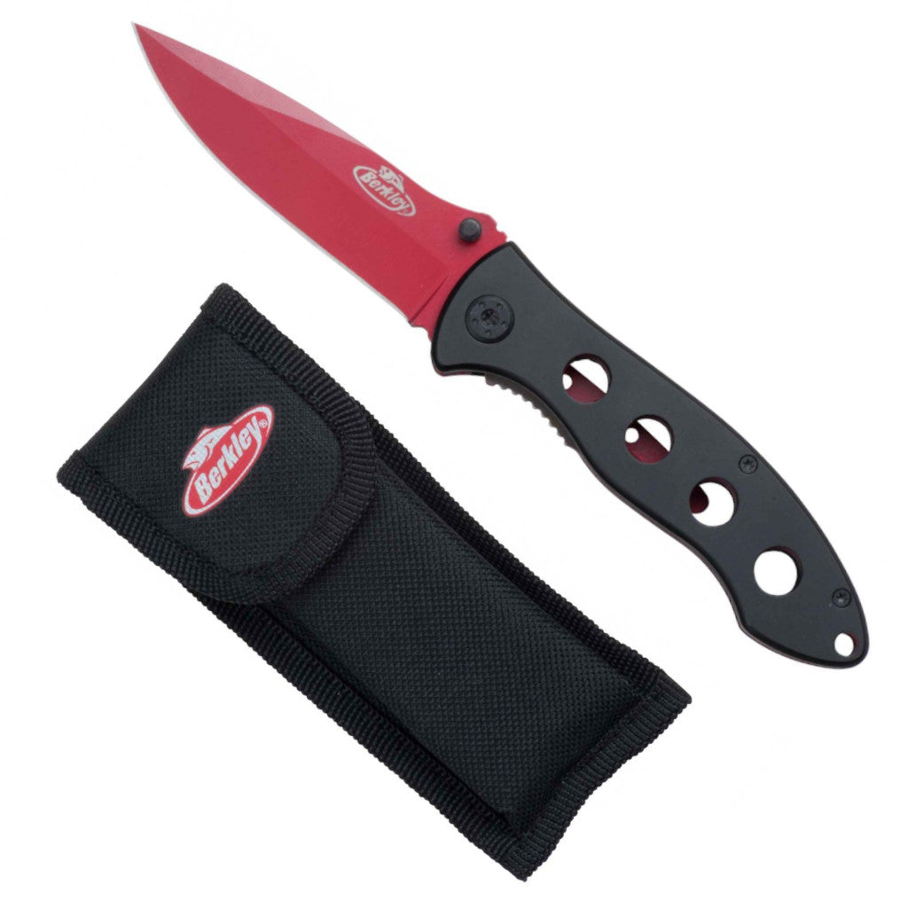 Berkley Fishing Gear Foldable Knife 8" / 20,5 cm / zakmes bij snoekenbaars.nl
