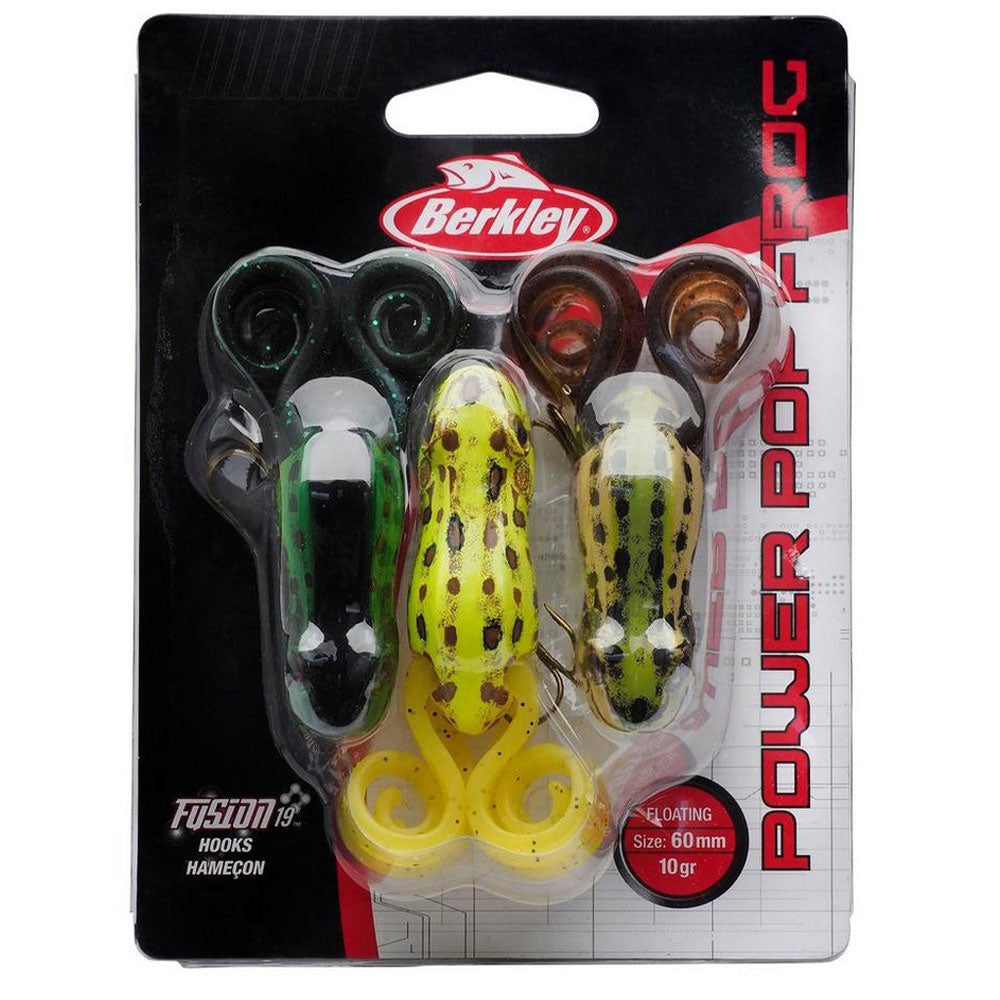Berkley Power Pop Frog (3 stuks) bij snoekenbaars.nl