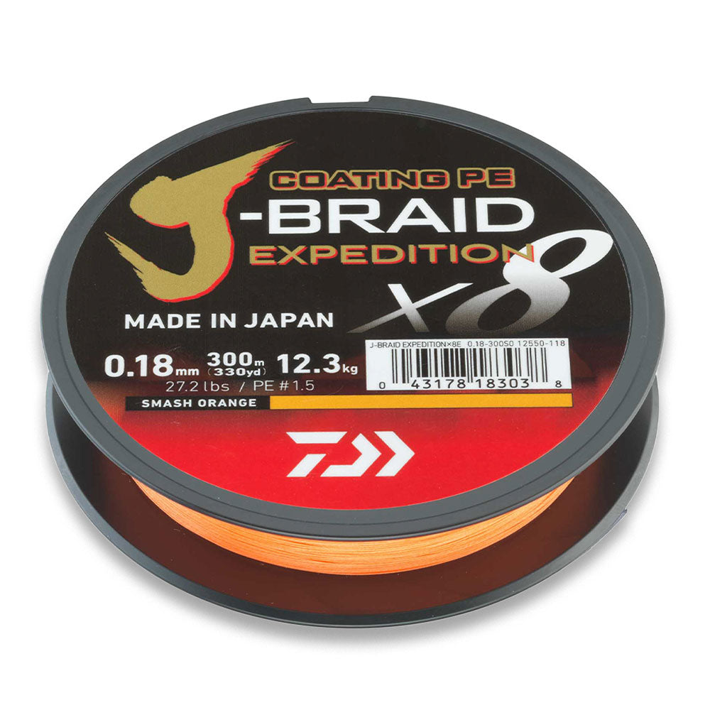 Daiwa J-Braid Expedition X8 / 150 m bij snoekenbaars.nl
