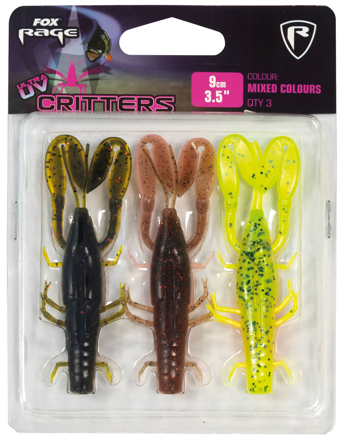 Fox Rage Critters UV Mixed Colour Pack bij snoekenbaars.nl