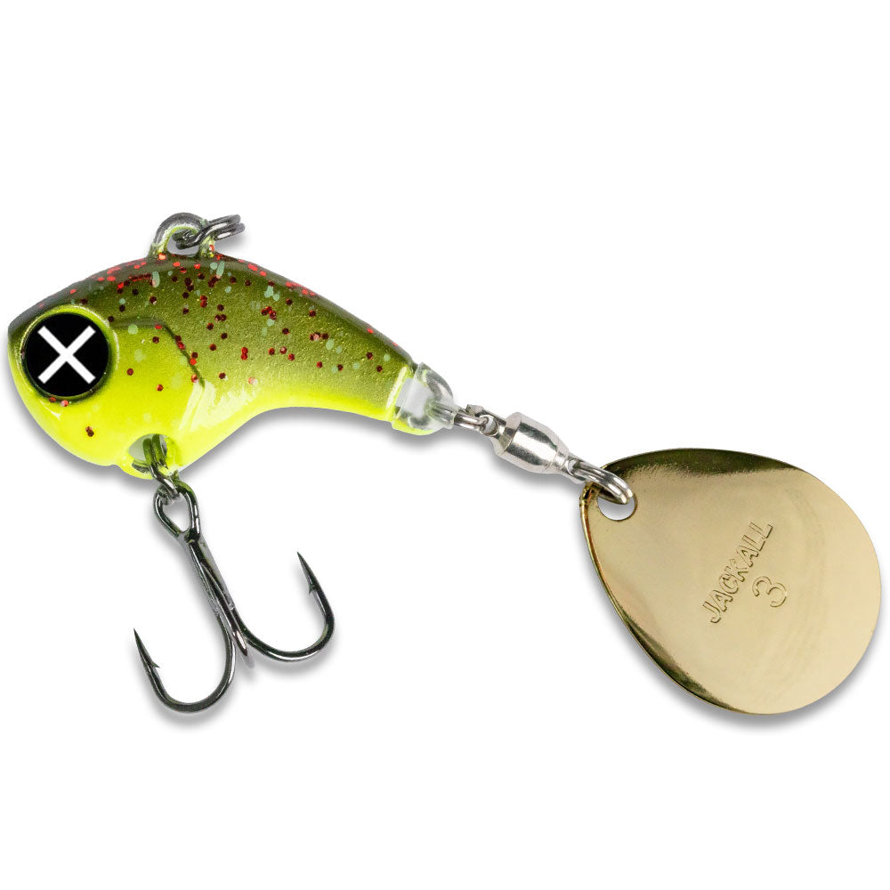 Jackall Deracoup 21 g / 3/4 oz / Jig-Spinner bij snoekenbaars.nl