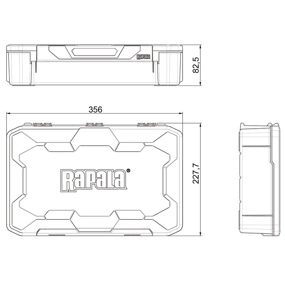 Rapala Tackle Tray 356 Deep Box bij snoekenbaars.nl