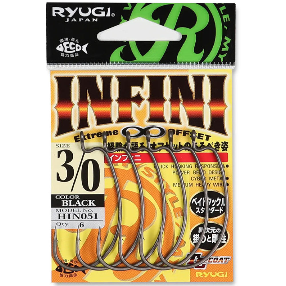 Ryugi Infini Extreme Offset Hook bij snoekenbaars.nl