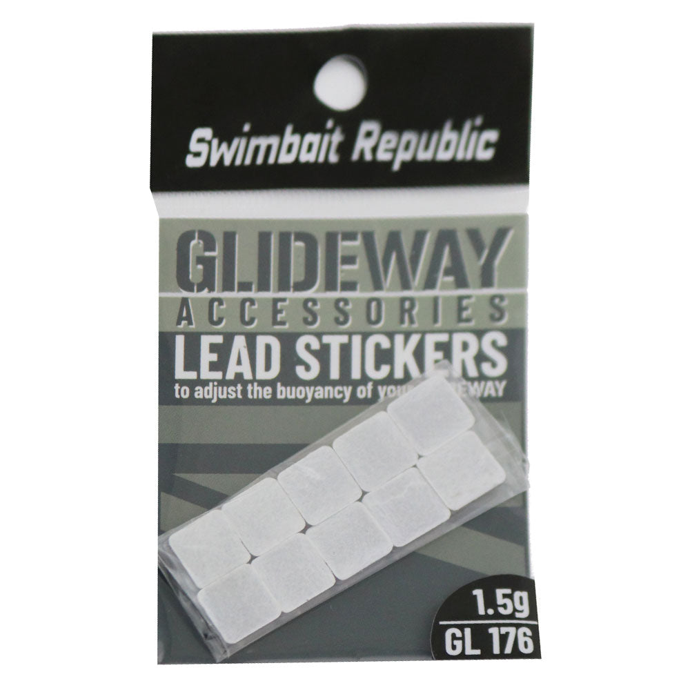 Swimbait Republic Glideway Lead Stickers bij snoekenbaars.nl