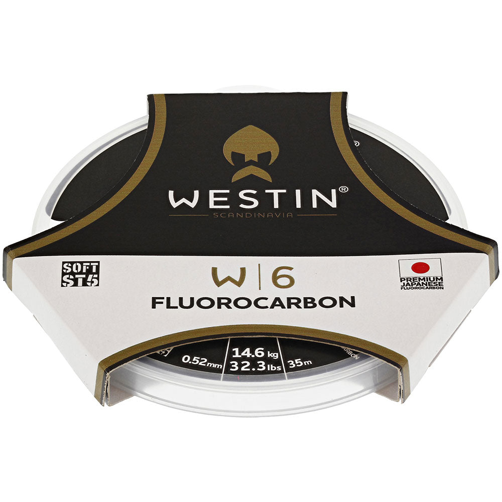 Westin W6 ST5 Fluorocarbon (Clear) bij snoekenbaars.nl