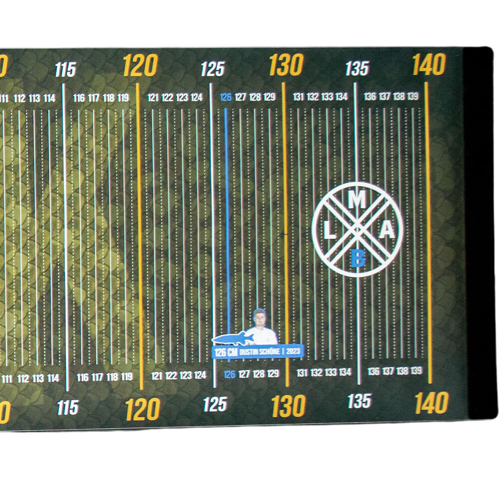 LMAB YPC Measure Mat / Original YouTube Predator Cup 2026 meetlint bij snoekenbaars.nl
