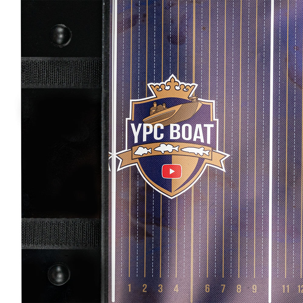 LMAB YPC BOAT 2026 Measure Mat / Officieel YouTube Predator Cup BOAT meetlint bij snoekenbaars.nl