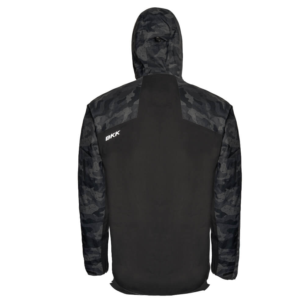 BKK Light Rain Jacket (Black/Camo) bij snoekenbaars.nl