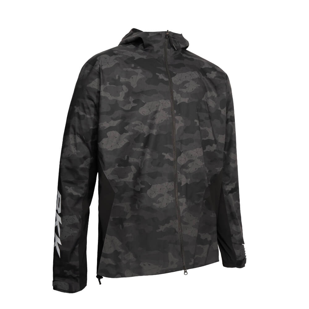 BKK Light Rain Jacket (Black/Camo) bij snoekenbaars.nl