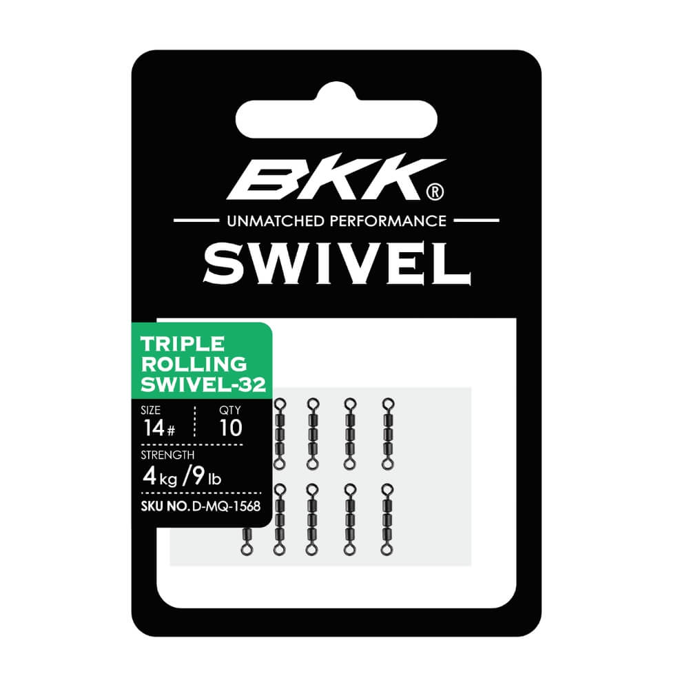 BKK Triple Rolling Swivel-32 bij snoekenbaars.nl