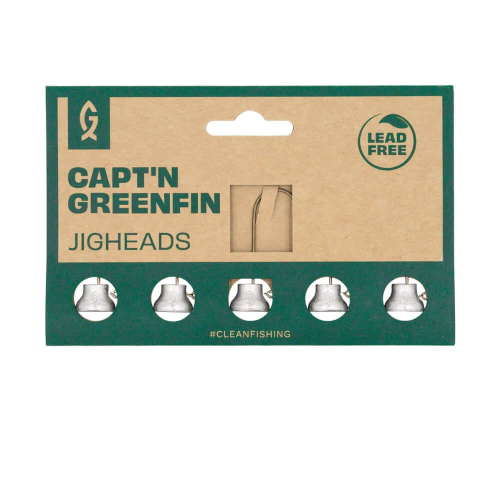 Capt'n Greenfin Leadfree Elephant Jighead bij snoekenbaars.nl