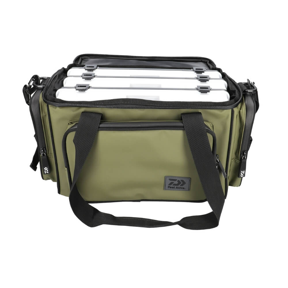 Daiwa D-VEC WP 300 Tackle Box Bag (2 stores) bij snoekenbaars.nl