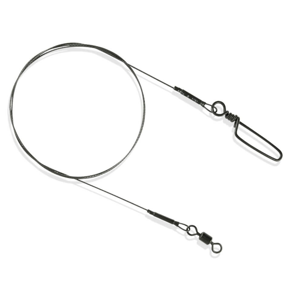SPRO Matte Black 1x7 Titanium Wire / Titaniumonderlijn bij snoekenbaars.nl