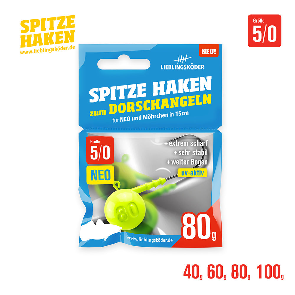 Lieblingsköder Spitze Haken 5/0 NEO / Kabeljauwvissen bij snoekenbaars.nl