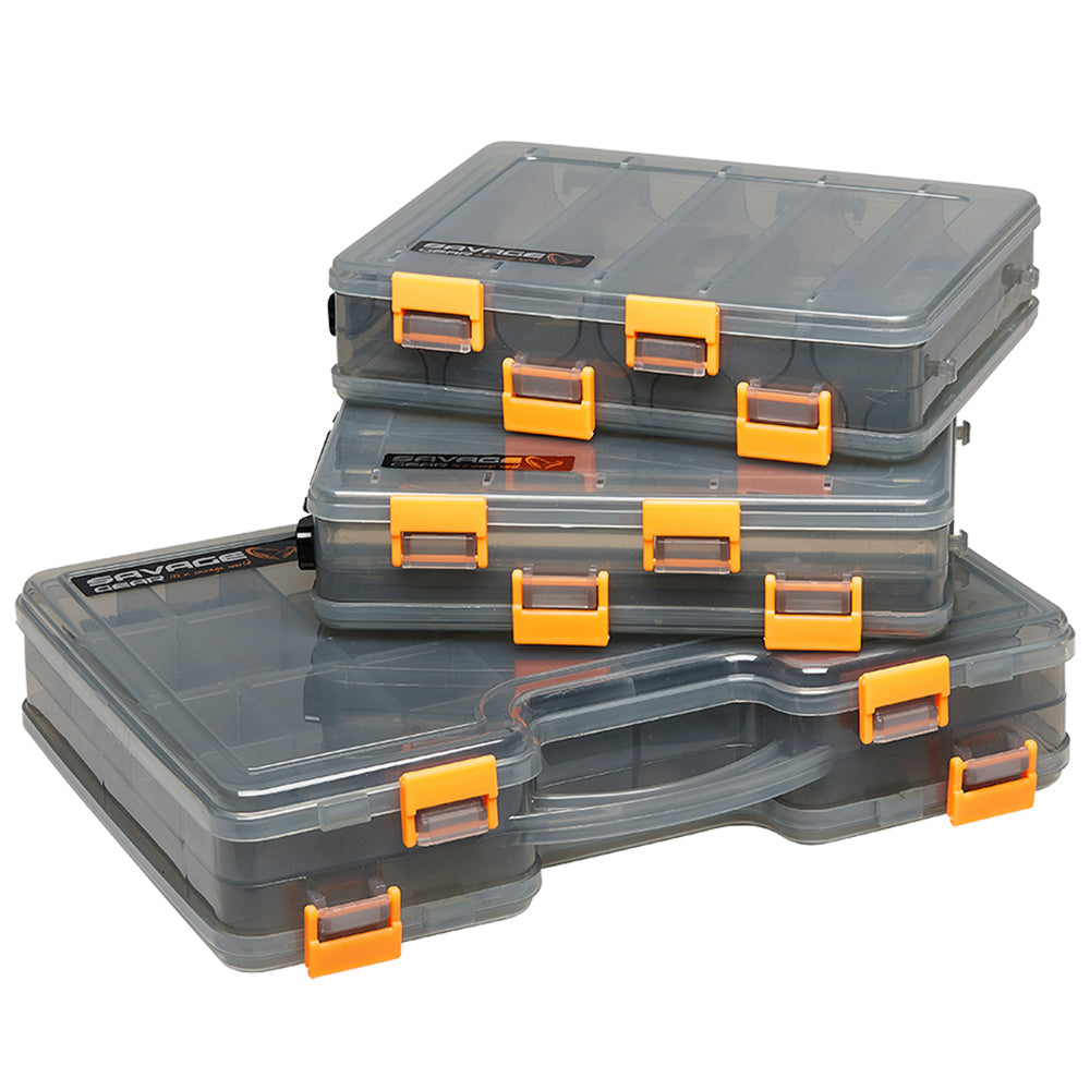 Savage Gear Lure Box 2 Sided / Smoke bij snoekenbaars.nl