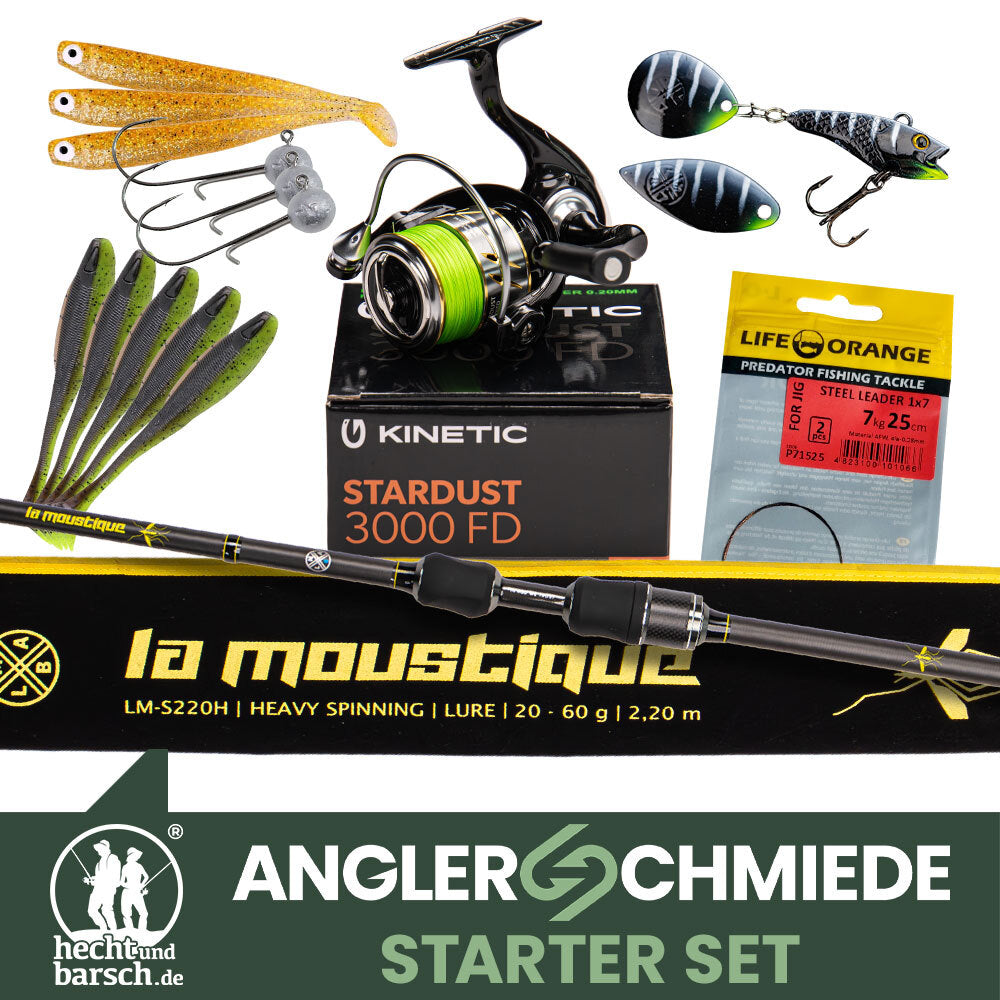 Hecht &amp; Barsch Anglerschmiede Starter-Set bij snoekenbaars.nl