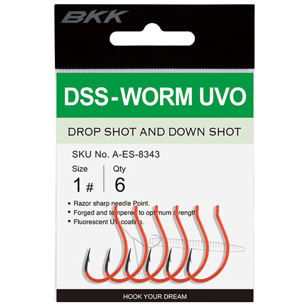 BKK DSS-Worm UVO Hook bij snoekenbaars.nl