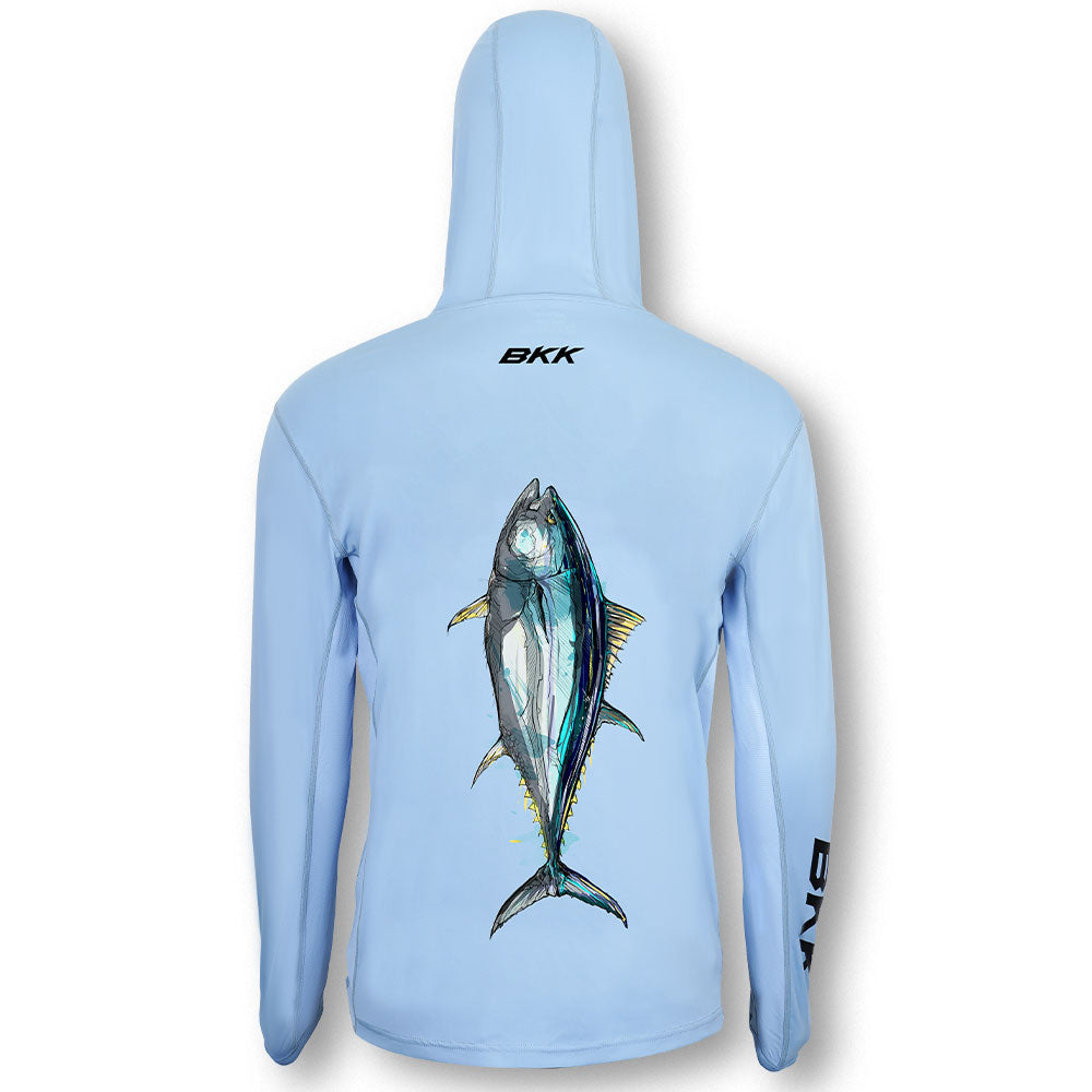 BKK Long Sleeve Performance Shirt Tuna (Light Blue) bij snoekenbaars.nl