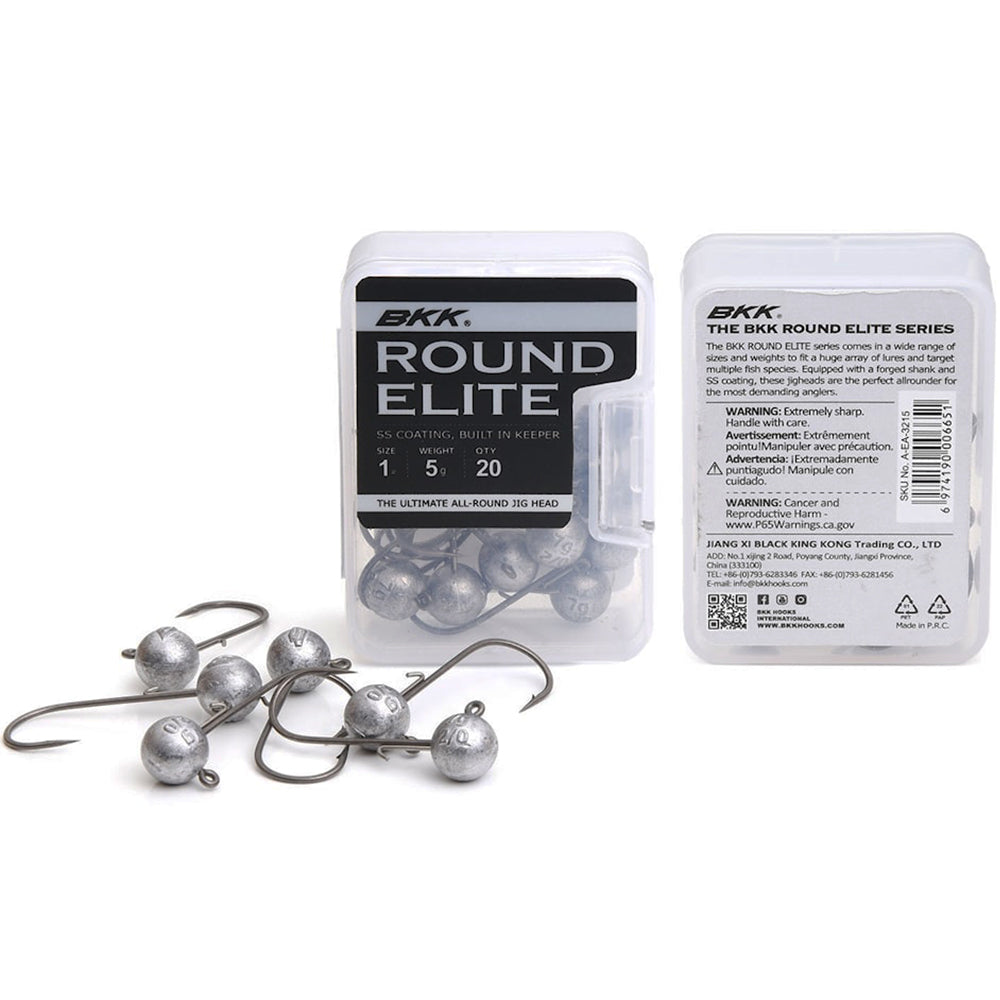 BKK Round Elite Classic Bait Keeper / Jighaken (20 stuks) bij snoekenbaars.nl