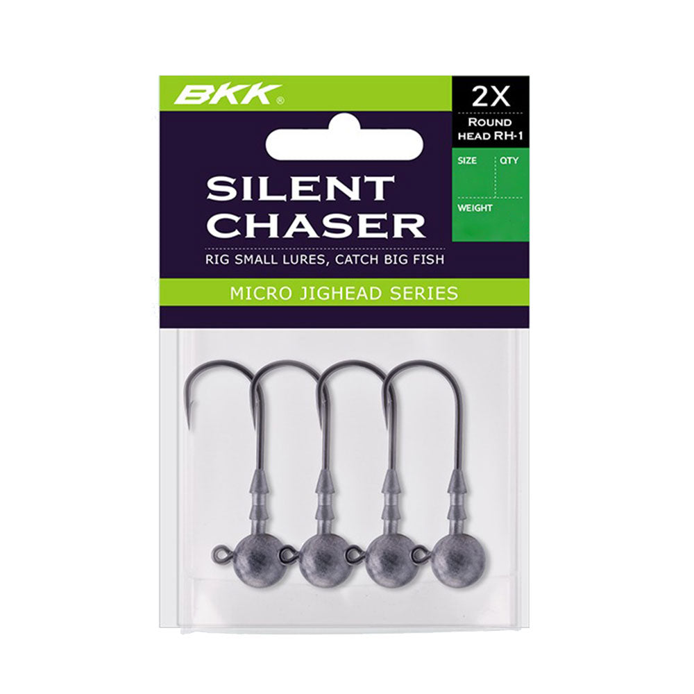 BKK Round Head Silent Chaser Micro Jighead Series 2/0 bij snoekenbaars.nl
