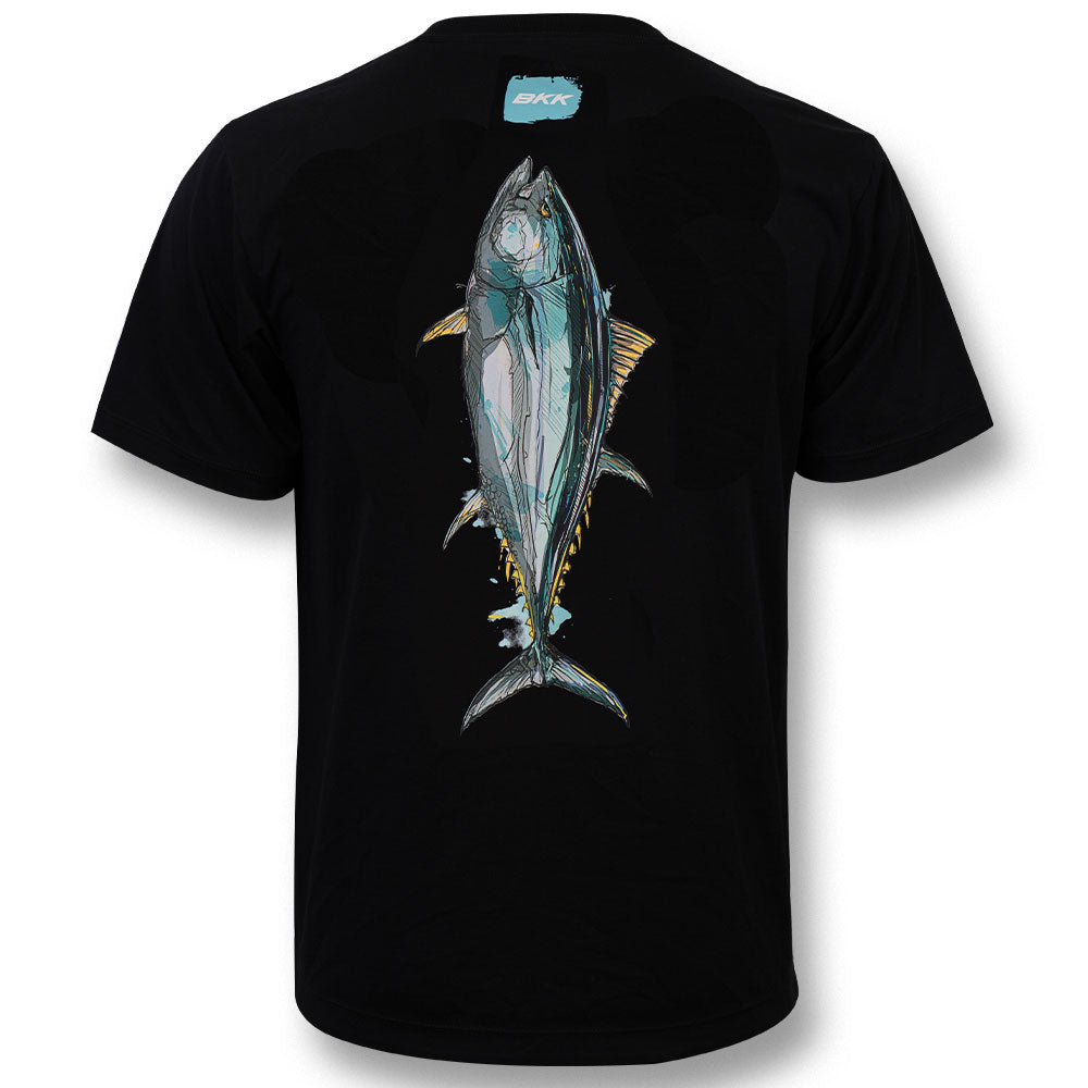 BKK Short Sleeve Casual Shirt Tuna (Black) bij snoekenbaars.nl