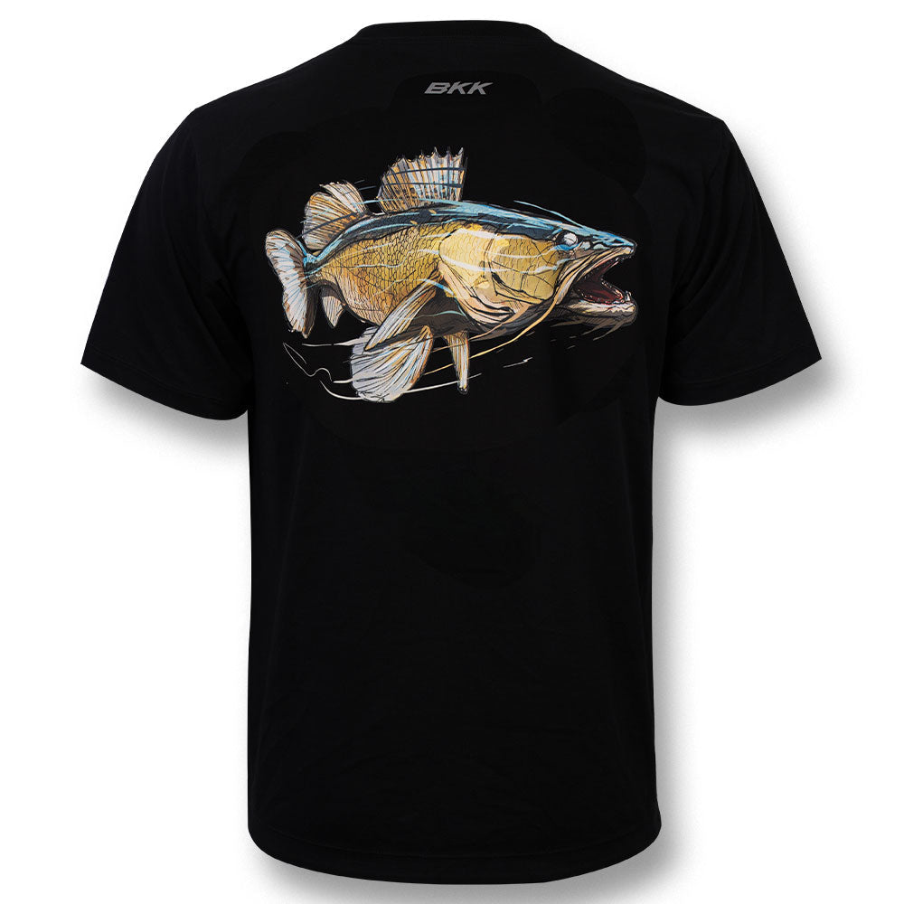 BKK Short Sleeve Casual Shirt Zander (Black) bij snoekenbaars.nl