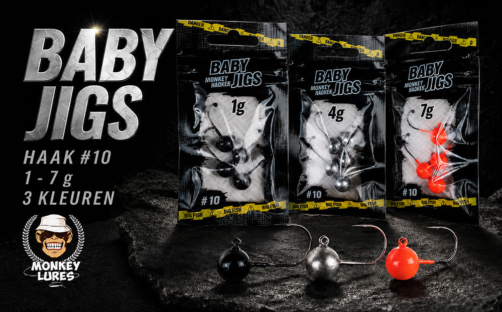 Monkey Lures Baby Jigs 1-7 g.