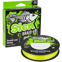 Beoordeling van Andreas voor het product Sick Braid | 150 m Flame Green / 5.4 kg / 0.06 mm