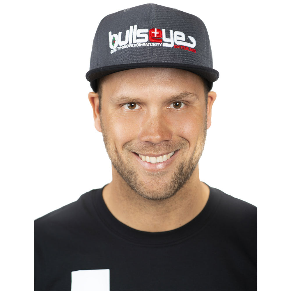 Bullseye Snapback Cap 'let 'em go, let 'em grow' bij snoekenbaars.nl