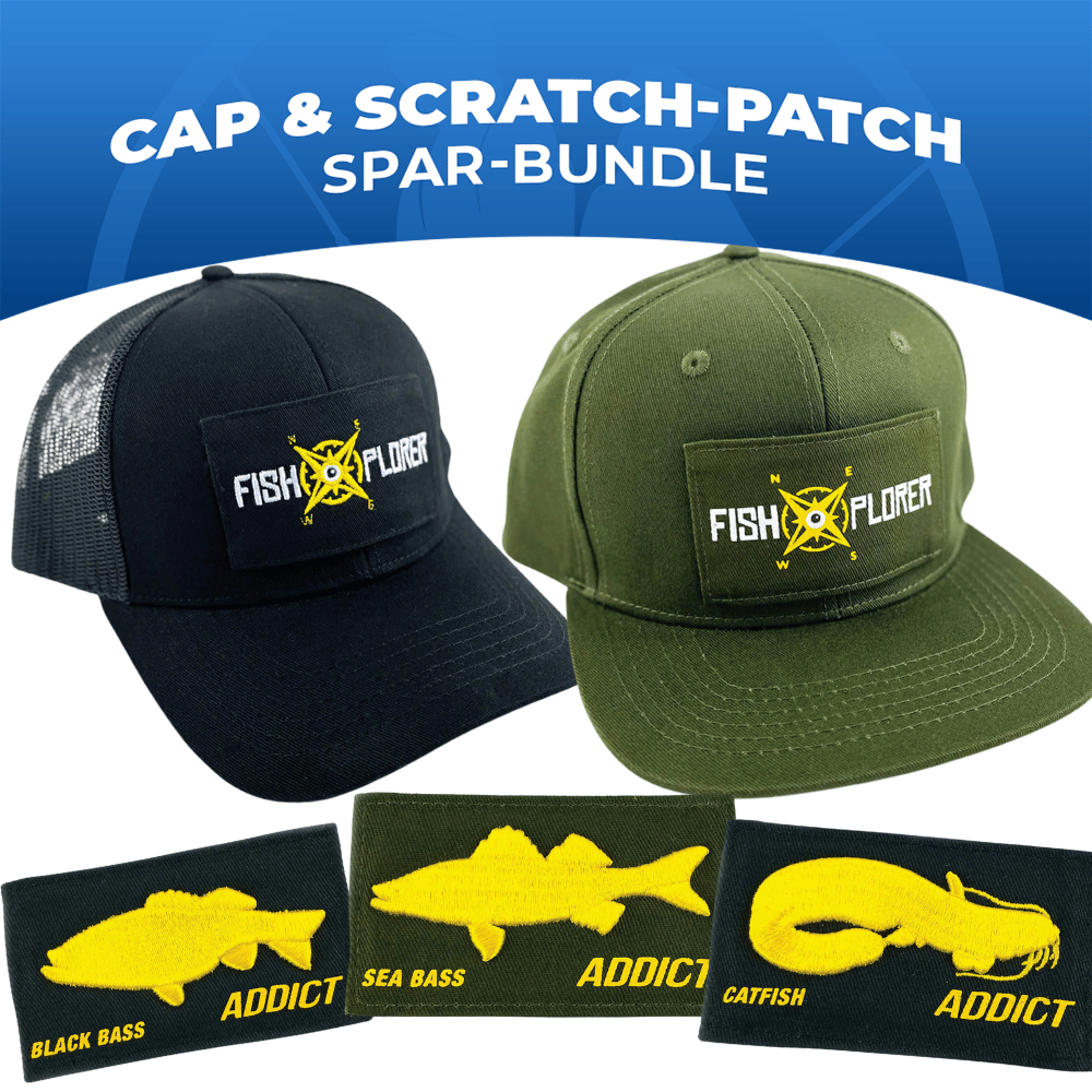 FishXplorer Trucker / Snapback Cap + Scratch-Patch | Voordeelbundle bij snoekenbaars.nl
