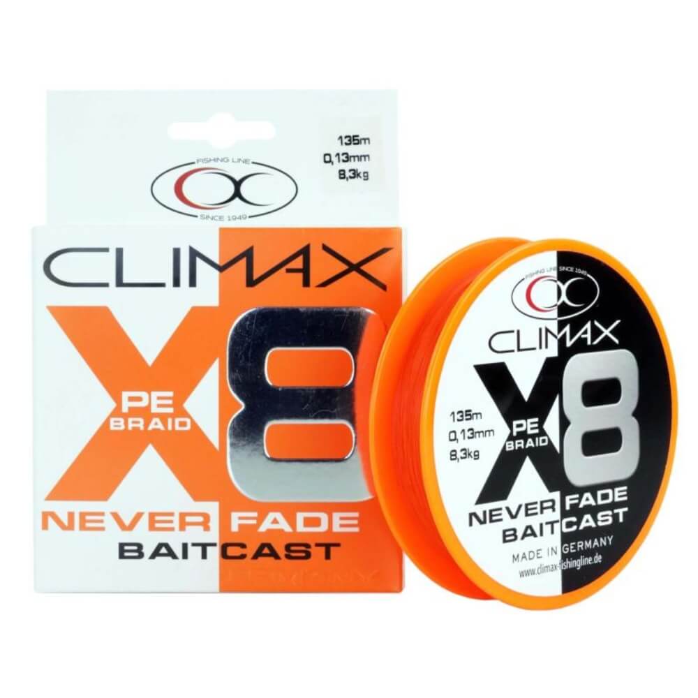 Climax PE X8 Neverfade Baitcast bij snoekenbaars.nl