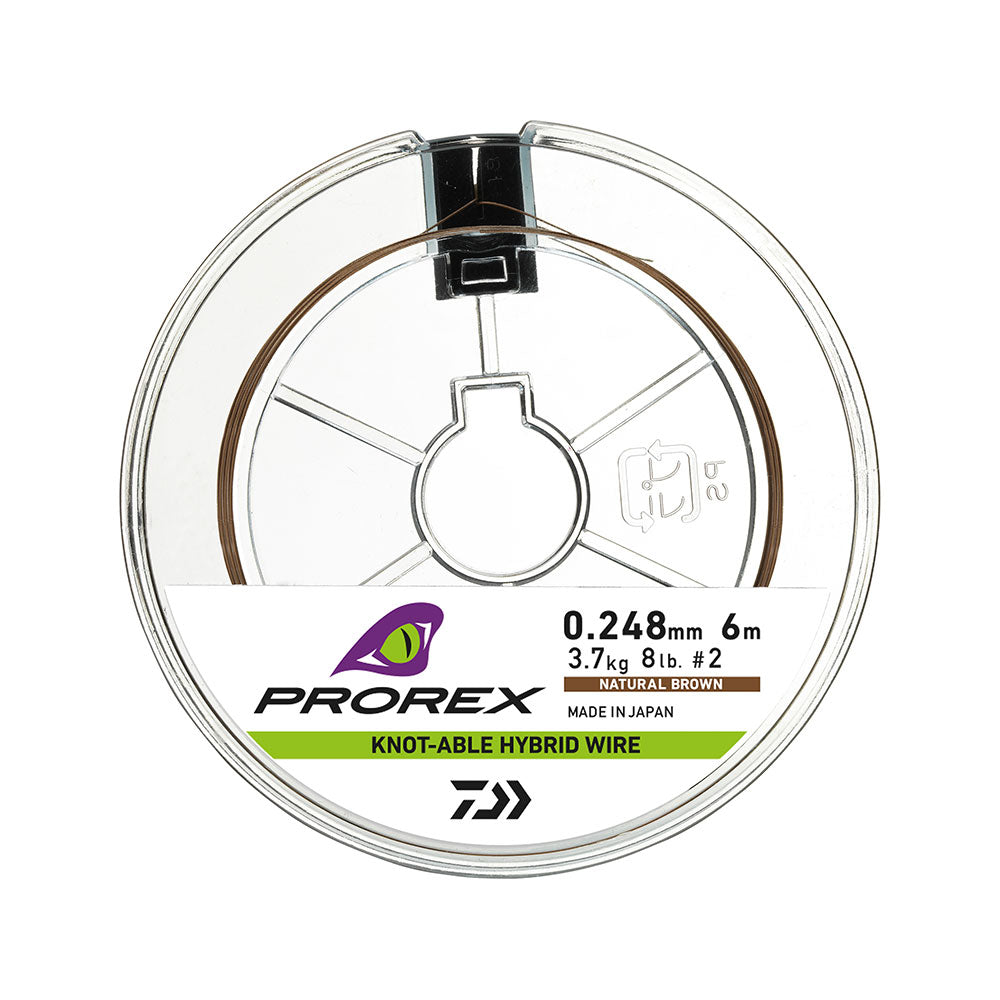 Daiwa Prorex Hybrid Knotable Wire / 6 m bij snoekenbaars.nl