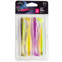 Beoordeling van El-Charif voor het product Slick Shad UV Mixed Colour Pack 11 cm / Mix 2