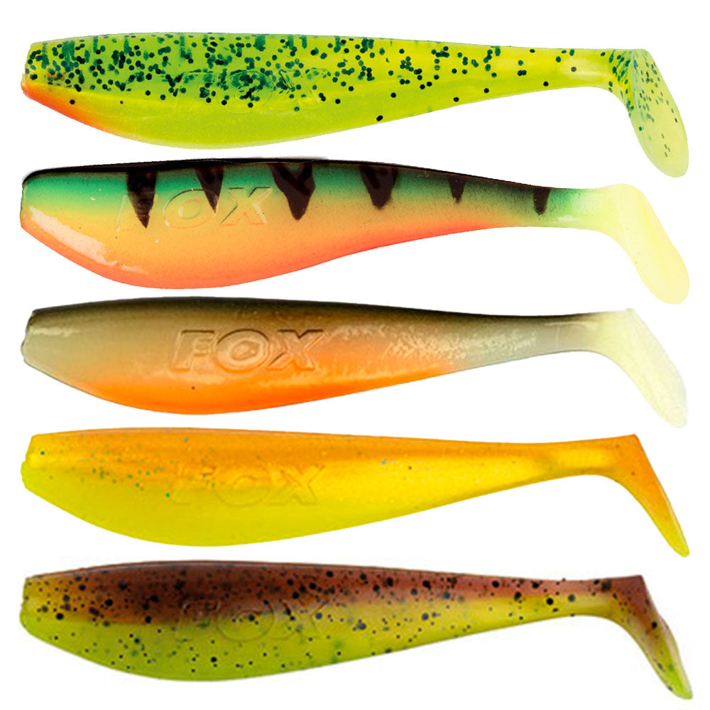 Fox Rage Zander Pro Shad Ultra UV Mixed Colour Pack bij snoekenbaars.nl
