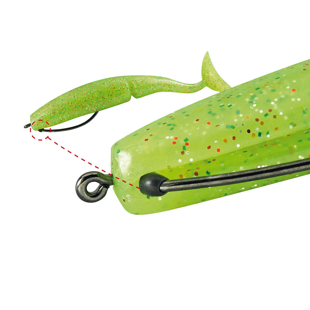 Gamakatsu Worm EWG met siliconen stopper bij snoekenbaars.nl