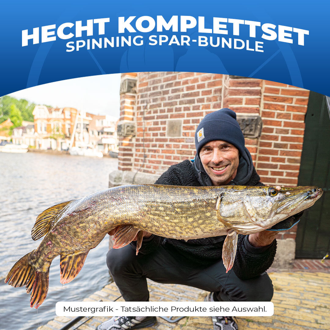 Hecht &amp; Barsch Snoek compleetset spinning | voordeelbundle bij snoekenbaars.nl