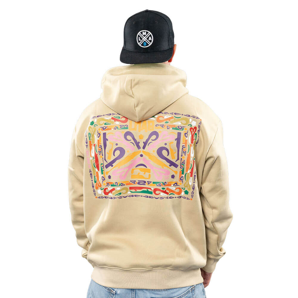 LMAB Drunk Family (Hoodie) Beige bij snoekenbaars.nl