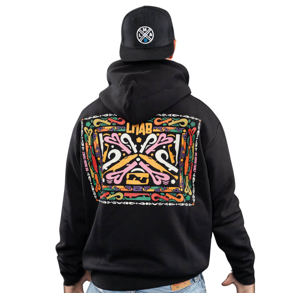 LMAB Drunk Family (Hoodie) Zwart bij snoekenbaars.nl