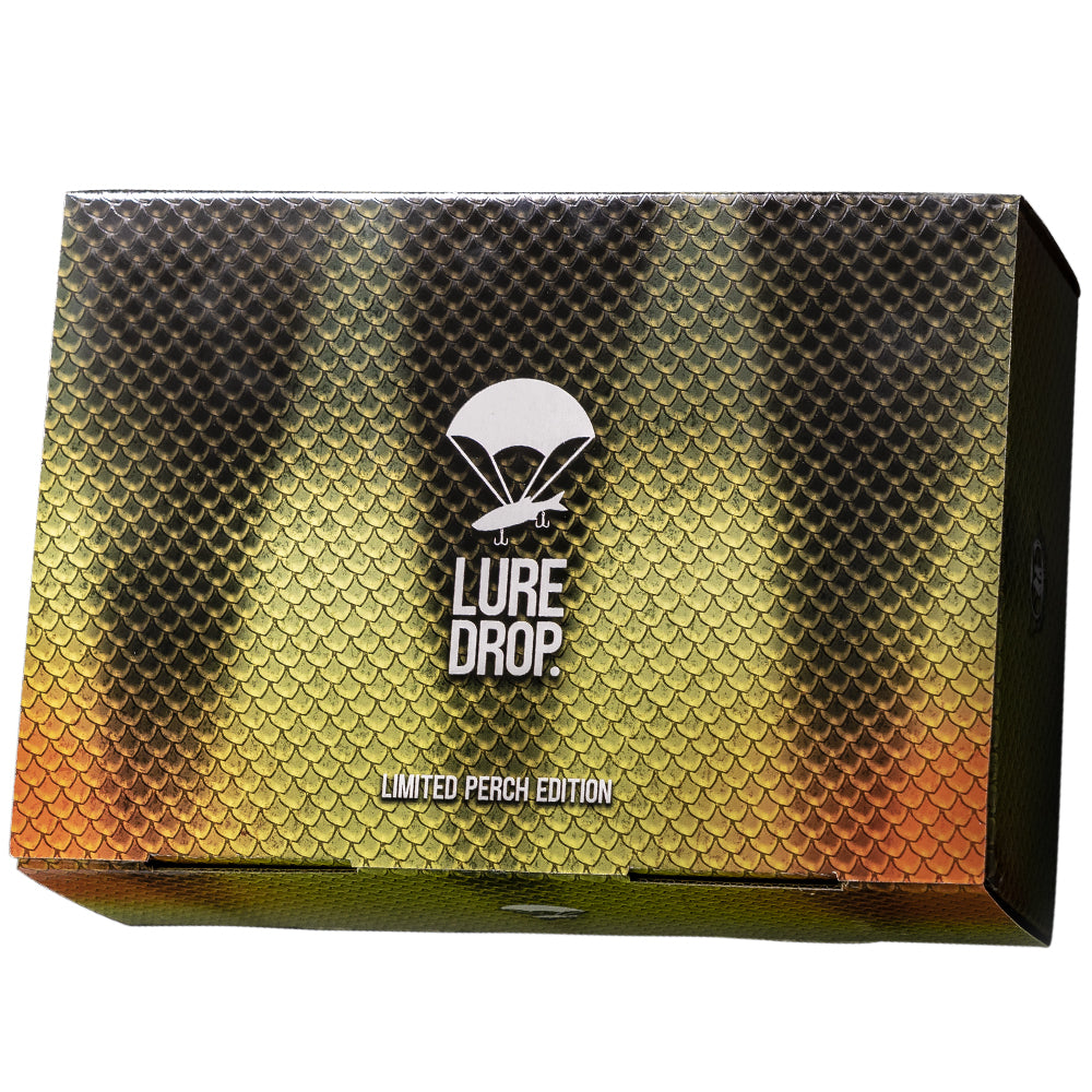Hecht &amp; Barsch LURE DROP Limited Perch Edition bij snoekenbaars.nl
