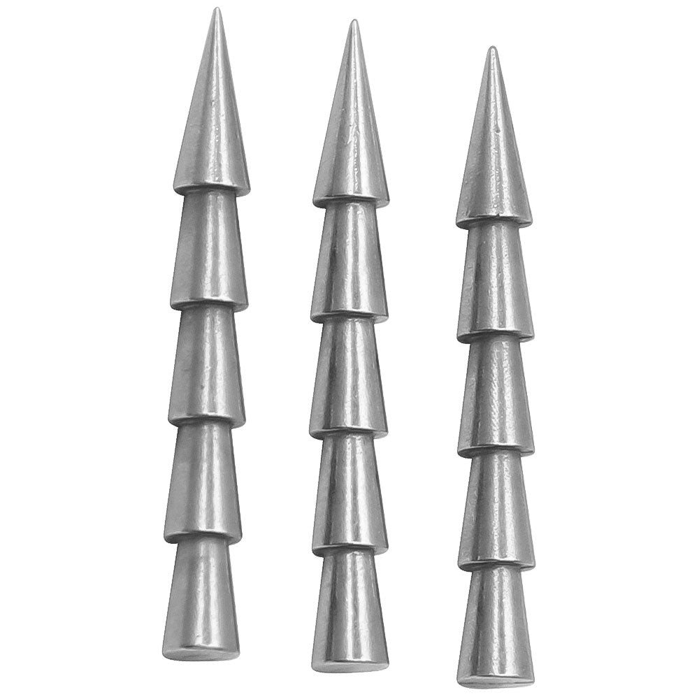 Mikado Jaws Tungsten Spike / Nail Sinker bij snoekenbaars.nl