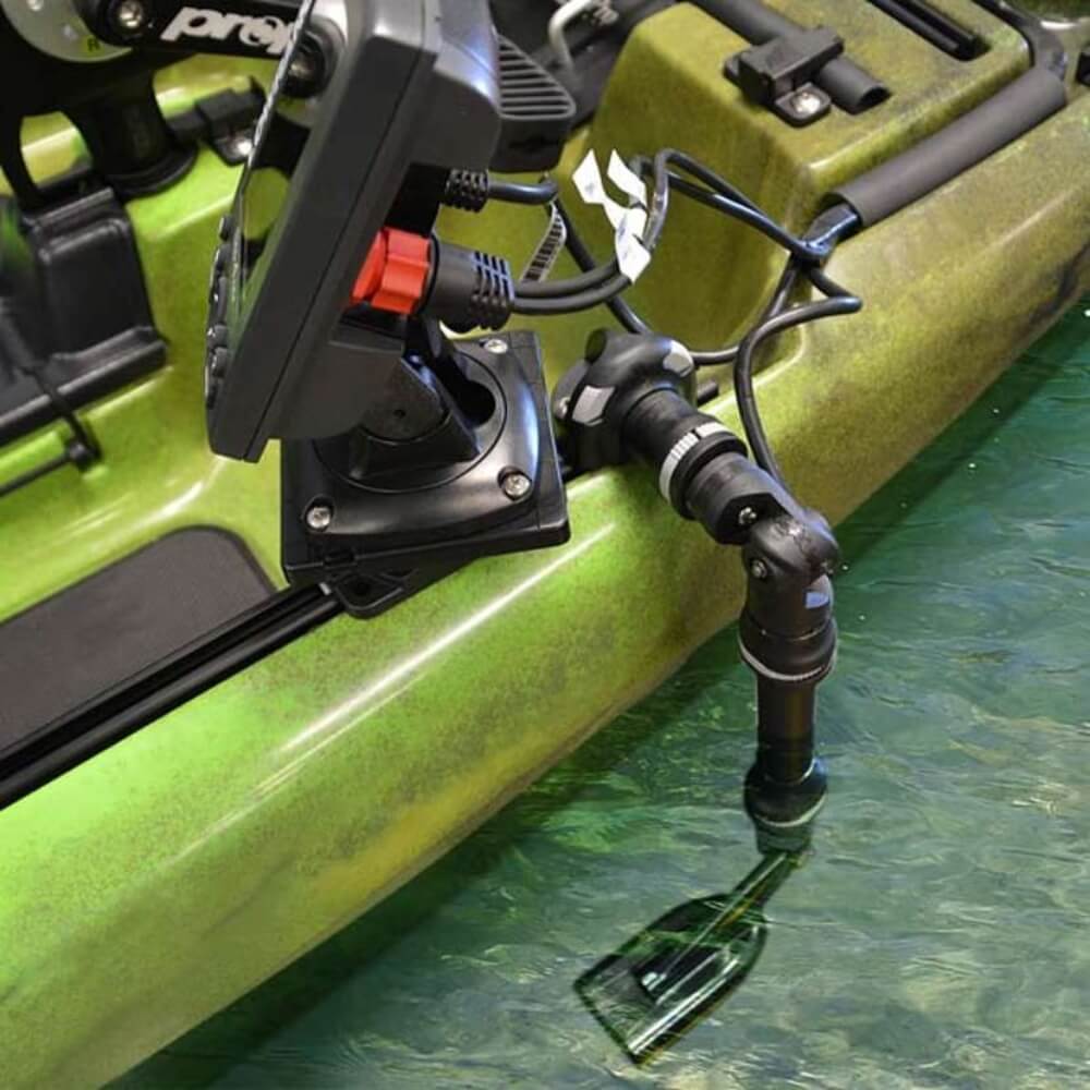 Railblaza Kajak en bellyboot transducer mount (geberstang) bij snoekenbaars.nl
