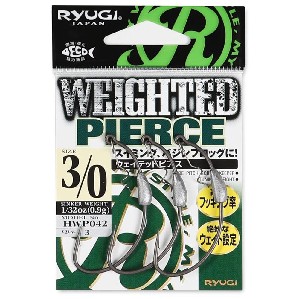 Ryugi Weighted Pierce Hook bij snoekenbaars.nl