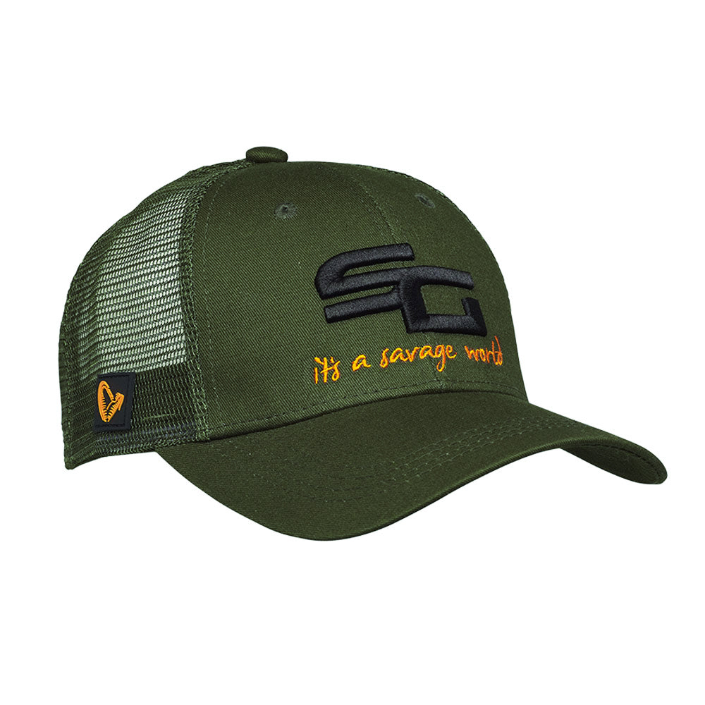 Savage Gear SG4 Cap (Olive Green) bij snoekenbaars.nl