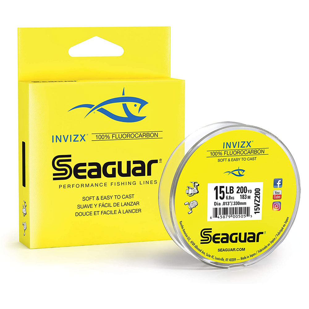 Seaguar InvizX Fluorocarbon / 183 m bij snoekenbaars.nl