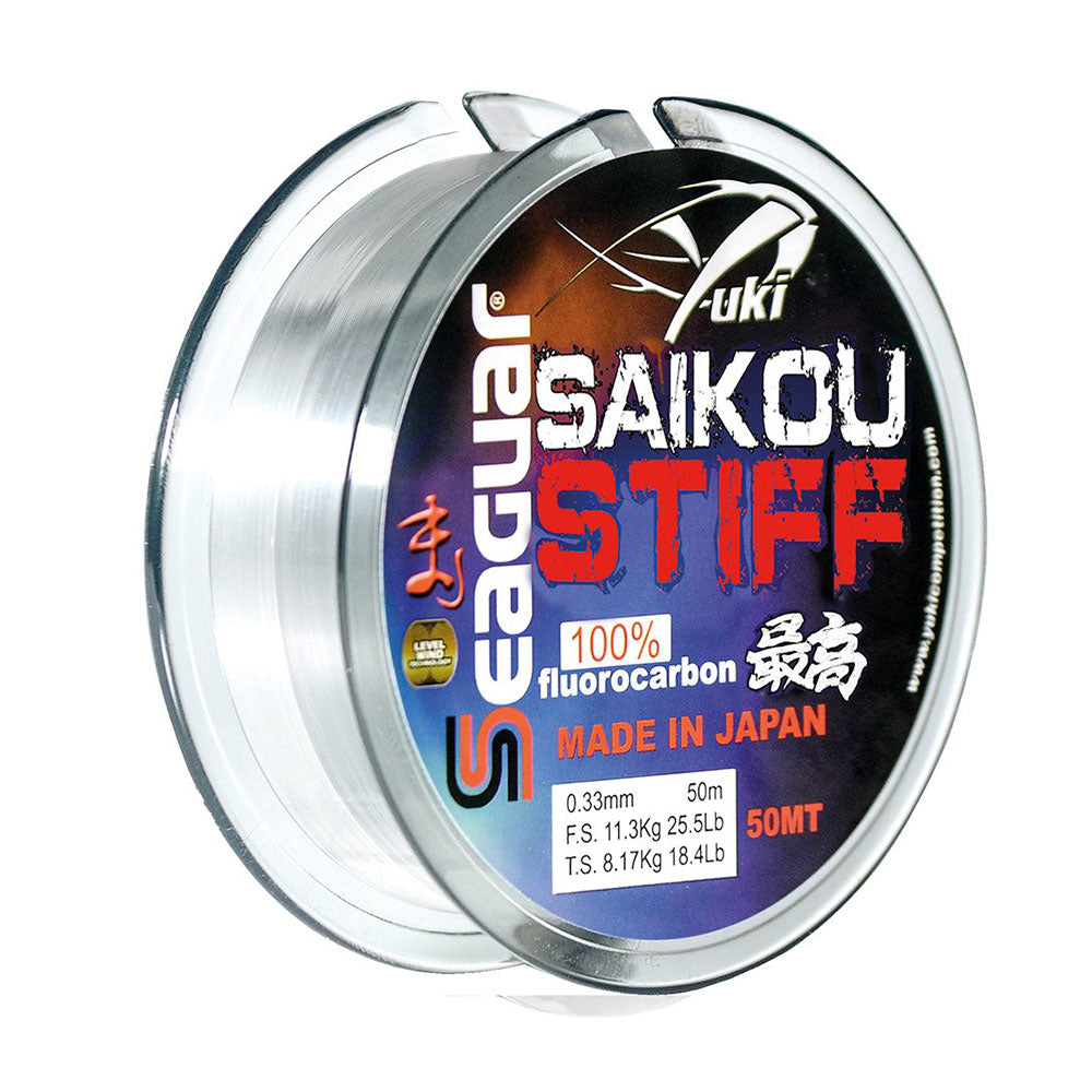 Seaguar Yuki Saikou Stiff Fluorocarbon / 50 m bij snoekenbaars.nl
