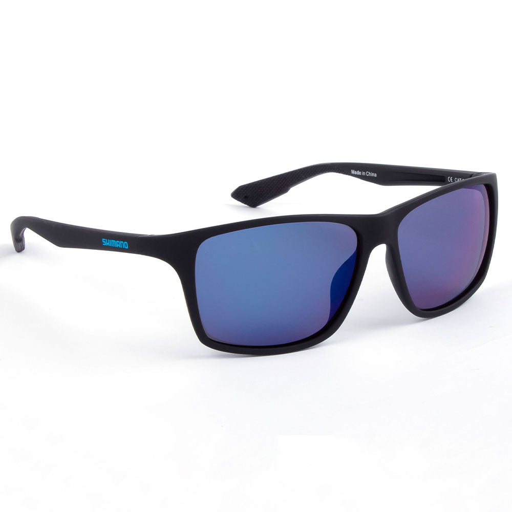 Shimano Eyewear Matte Black / Blue Mirror bij snoekenbaars.nl