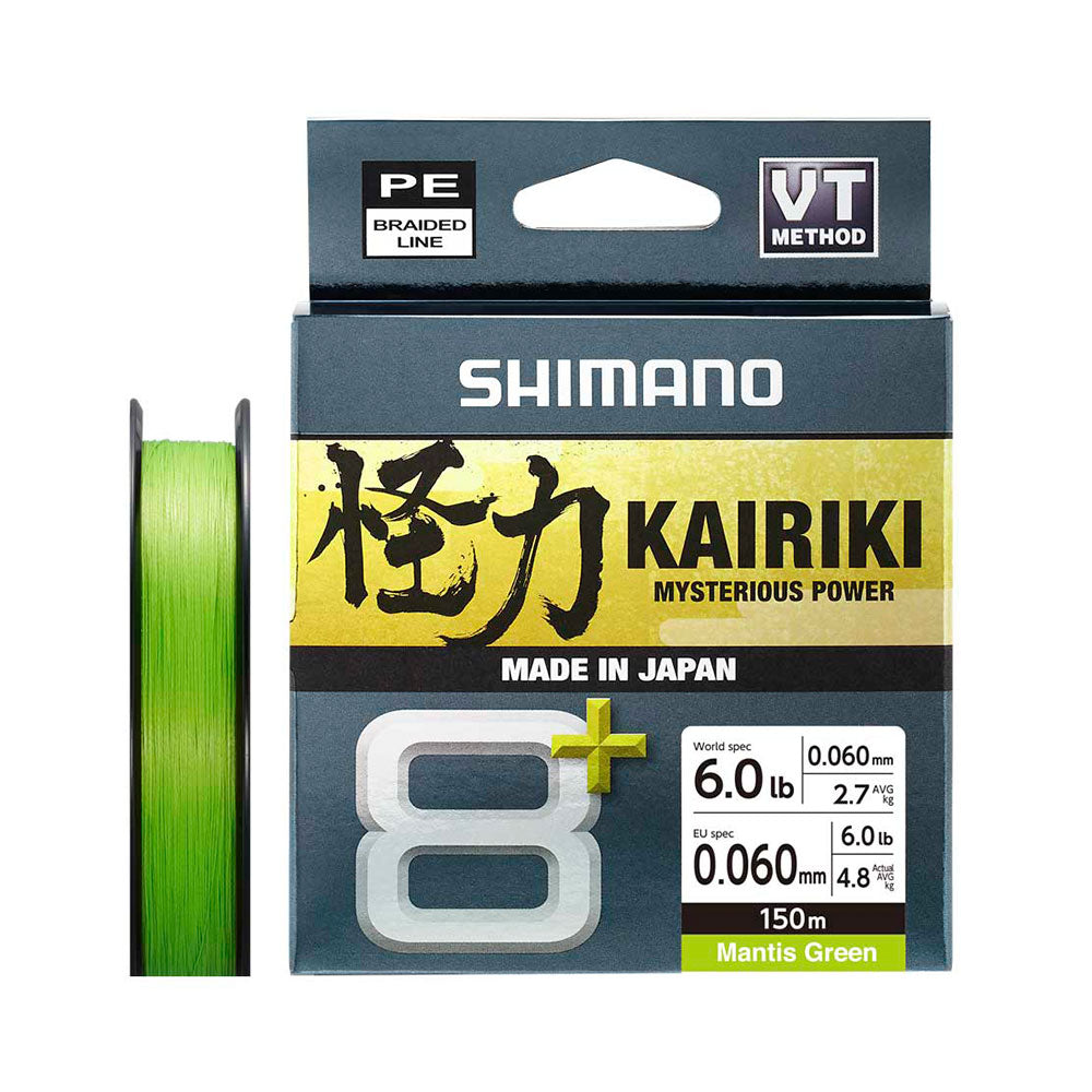 Shimano Kairiki 8+ / 150 m bij snoekenbaars.nl