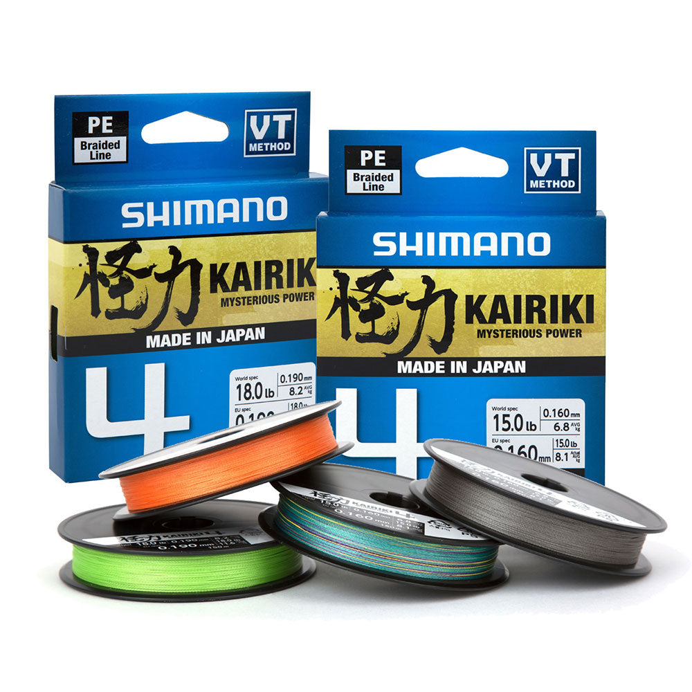 Shimano Kairiki 4 / 150 m bij snoekenbaars.nl